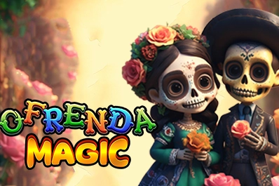 Ofrenda Magic — capa do slot com RTP 96,9%